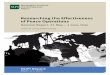 Researching the Effectiveness of Peace Operations · Measuring the Effectiveness of Peace Operations Researchers and practitioners seem to have different perspectives when it comes