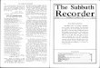THE SABBATH RECORDER Bur~ at - Amazon S3 · The Sabbath Recorder A Semdh Day Baptist Weeldy Published by the American Sahbatla Tract Society, Plainfield, N. J. HERBERT c. VAN HOHN.D.D