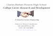 College Career Research and Development...College Career Research and Development (CCRD) is a school-to-careers program of study designed to assist students to make a smooth transition