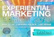 2019 PROSPECTUS - Experiential Marketing Summit 2020...Experiential Marketing Summit 2019 Roarke Dowd at 770.362.8730 or rdowd@accessintel.com Anna Lawler at 203.852.5681 or alawler@accessintel.com