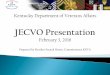 Briefing prepared for … JECVO Presentation FEB... · 2016-02-04 · Briefing prepared for ... require presentation of eligibility for a Gold Star Sons or Daughters license plate