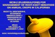 MCW-2 (FLUENSULFONE) FOR MANAGEMENT OF ROOT …...MCW-2 (FLUENSULFONE) FOR MANAGEMENT OF ROOT-KNOT NEMATODE ON ANNUAL CROPS IN CALIFORNIA . ... Sand Sandea 0.07 kg Selec Select 0.23