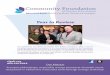 Year in Review - cfgnb.org · Year in Review Where Good Begins in Berlin, New Britain, Plainville and Southington The Community Foundation of Greater New Britain, founded in 1941,
