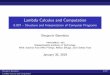 Lambda Calculus and Computation - MITweb.mit.edu/alexmv/6.001/l8-magic-transitions.pdfLambda Calculus and Computation 6.037 { Structure and Interpretation of Computer Programs Benjamin