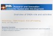 Research and Innovation for Sustainable Development Overview …water-drop.enea.it/sites/default/files/newsfiles/Att. 1... · 2016-02-10 · Research and Innovation for Sustainable