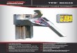TPR Series - Poweramp Brochure.pdfThe TPR vehicle restraint is engaged electrically, allowing the hook to rise and securely engage and hold a trailer’s RIG bar. The electric motor