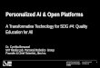 Personalized AI & Open Platforms - Sustainable Development · Embrace the iterative, data-driven process of digital innovation for effective interventions that are scalable, affordable,