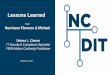 Lessons Learned Presentation Title - North Carolina NCSAM...Presentation Title Month Day, Year Presenter Presenter Title Lessons Learned October 18, 2018 Debora L. Chance IT Security