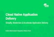 Cloud Native Application Delivery - SUSE Linux · Containerize & Orchestrate Factory-scale production Containerize Dev • Containerize existing apps Application Ops • Run containerized