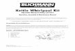Kettle Whirlpool Kit - blichmannengineering.com€¦ · Kettle Whirlpool Kit Adjustable Whirlpool Fitting and Valve Operation, Assembly & Maintenance Manual Caution: Parts List: (All