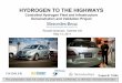 Hydrogen to the Highways · 2010 % Complete • Gen I – Gen I Operation/Data Submission – 70MPa Vehicles Upgrade and Operation • Gen II – Fuel Cell Stack System Durability