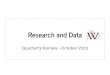 Research and Data - Wikimedia€¦ · Q1. Focus areas VE Growth Q1 How we select focus areas Strategic importance Type of support needed Team capacity