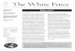 No. 79 January20 18 The White Fence · No. 79 The White Fence January 20 18 ISSN 191 3- 41 34 NEWSLETTER OF THE TANTRAMAR HERITAGE TRUST Tantramar Heritage Trust 29B Queens Road P.O