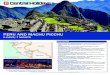Machu Picchu PERU AND MACHU PICCHU - Aventura World · Day 7 – Cusco/Machu Picchu/Cusco Today you will take a much anticipated tour to Machu Picchu. Enjoy a morning departure to