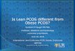 Is Lean PCOS different from Obese PCOS?OCP Risks in PCOS No clear data on whether OCs have increased risk of DVT in PCOS There may be independent association of thrombotic risk and