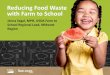 Reducing Food Waste with Farm to School · Reducing Food Waste with Farm to School Jenna Segal, MPH, USDA Farm to School Regional Lead, Midwest Region. Overview •What is Farm to