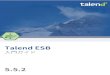Talend ESB - 入門ガイドdownload-mirror1.talend.com/esb/user-guide-download/V552/... · 2015-01-26 · Talend ESBフィーチャー 2 Talend ESB⼊⾨ガイド 1.1. Talend ESBフィーチャー