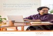 Maximizing bene ts for all your employees - Voya Financial · wellness and retirement planning solutions to help all employees move closer to the ... Individualized support from phone-based