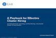 A Playbook for Effective Cluster Hiring - - Office of Research€¦ · A Playbook for Effective Cluster Hiring Allocate Funding Select Clusters Execute Searches Support New Faculty