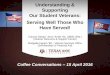 Understanding & Supporting Our Student Veterans: Serving ... · PDF file Understanding & Supporting Our Student Veterans: Serving Well Those Who Have Served! ... shouldn’t need help