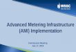 Advanced Metering Infrastructure (AMI) Implementation · 3 36% Outside Meters 69,440 Remote Reads 104,145 Manual Reads 64% Inside Meters 303,000 Remote Reads 20,395 Customer Reads