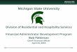 Division of Residential and Hospitality Servicesforesource.msu.edu/_files/pdf/2014-15/Patterson.pdf · msu division of residential & hospitality services CONSOLIDATED STATEMENTS OF
