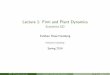 Lecture 1: Firm and Plant Dynamics - Princeton Universityerossi/Macro/Lecture_1_522.pdf · 2014-03-24 · ERH (Princeton University) Lecture 1: Firm and Plant Dynamics Spring 2014