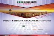 POST-FORUM ANALYSIS REPORT - REDmoney Events · 2015-11-03 · POST-FORUM ANALYSIS REPORT. Pre-Event Contact Evaluation Venue and Facilities Overall Evaluation of the Event Overall
