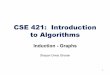CSE 421: Introduction to Algorithms · CSE 421: Introduction to Algorithms Induction -Graphs Shayan Oveis Gharan 1. Degree 1 vertices Claim: If G has no cycle, then it has a vertex