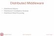 Distributed Middleware › teaching › ...Concurrency Facilities to allow concurrent access to shared objects Transaction Flat and nested transactions on method calls over multiple