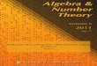 Algebra & Number Theory - Yale Universityyl2269/atl_2.pdf ·  · 2012-09-06For the proof, we use theories of Siegel Eisenstein series, Arakelov geometry, local heights, and p-divisible