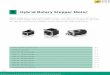 B Hybrid Rotary Stepper Motor - KOCO MOTION · 2019-02-11 · B-1 B Hybrid Rotary Stepper Motor DINGS’ supply seven sizes of hybrid stepper motors - from 20 mm to 86 mm. Each size