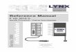 LYNX P VD 3010 D Manual V1.2 A5 · Reference Manual P VD 3010 D Version1.2 Page 3 Warranty LYNX Technik AG warrants that the product will be free from defects in materials and workmanship