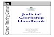 Judicial Clerkship - Marquette University Law School · Judicial Clerkship Career Planning Center Handbook Eckstein Hall, Suite 240 1215 W. Michigan St. Milwaukee, WI 53233 414.288.3313