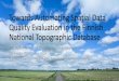 Towards Automating Spatial Data Quality Evaluation in the … · 2018-06-22 · Towards Automating Spatial Data Quality Evaluation in the Finnish National Topographic Database SDQ