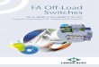 FA Off-Load Switches - LENOIR ELEC · FA132 and FA102 are used to select off-load a circuit ; FA102 has a central offposition. Three-positions switches manually operated are equipped