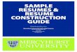 SAMPLE RESUMES & RESUME CONSTRUCTION GUIDEem>Edit Sim… · JAMES J. ANGLETON 928 Tyndall Avenue Erie PA, 5555 (333) 444-7777 jangleton@gmail.com SUMMARY OF QUALIFICATIONS Strong