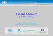 (Levels 1 and 2) - United Nations · System of Environmental-Economic Accounting Level 0: Account 1: Extent • What? • Ecosystem assets are spatial areas containing a combination