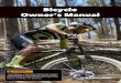 PRE-RIDE CHECKLIST Bicycle Owner‘s Manual › - › media › files › manual-uploads › ma… · Is a generic guide to the proper function and use of bicycles. This generic information