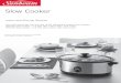 Slow Cooker - Sunbeam slow cooker uses very little power. Once the slow cooker reaches the selected