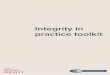 Integrity in practice toolkit - UKRIOukrio.org/...Royal-Society-Integrity-in-Practice.pdf · Use art, film, poetry, and other genres to enhance public engagement and increase awareness