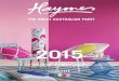 2015 - Haymes Paint · Haymes 2015 Colour Expressions Forecast based on research from international and national trends in design and interiors which are then interpreted into an
