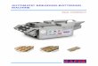 AUTOMATIC BREADING-BATTERING MACHINE€¦ · -8- 5. TECHNICAL SPECIFICATIONS 1. Automatic battering and breading 2. Tabletop machine 3. Can be fully dismantled for ease of cleaning