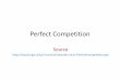 Perfect Competition - Cairo University Perfect Competition • The concept of competition is used in two ways in economics: –Competition as a process is an emulation among firms