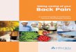 Taking control of your Back Pain - Arthritis Australia · 4 Taking control of your Back Pain Put simply, back pain can be a real pain. It can stop you from being able to move, work