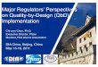 Major Regulators' Perspectives on QbD Implementation · The presentation is based on personal communication with experts in U.S. FDA, EU EMA, Japan PMDA, and Health ... MHLW*-sponsored