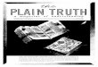 2 TRUTH - Herbert W. Armstrong Truth 1950s/Plain Truth... · 2020-02-10 · Page 2 The PLAIN TRUTH June, 1959 I was shocked ! “Last night by chance I was fortunate enough to discover