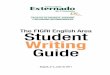 The FIGRI English Area Student Writing Guide · 5 Introduction 7 English Writing Style 8 Writing Genres 10 Components of Writing 14 Pre-writing & Post-writing ... It is important