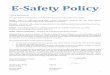 E-Safety Policynorthlondongrammar.com/wp-content/uploads/2017/01/e-Safety-Poli… · 1 E-Safety Policy Policy Statement For clarity, the e-safety policy uses the following terms unless
