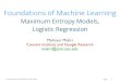Foundations of Machine Learning - New York Universitymohri/mls/lecture_7.pdf · Foundations of Machine Learning page Conditional Relative Entropy Deﬁnition: let and be two probability